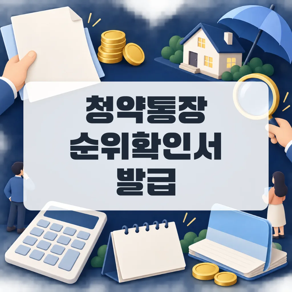 청약통장 순위확인서상 1순위인데 부적격? 발급 전 실수 5가지