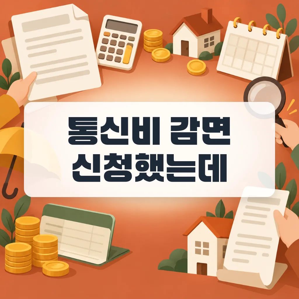 통신비 감면 적용 안 될 때, 대상별 감면액과 막히는 6가지