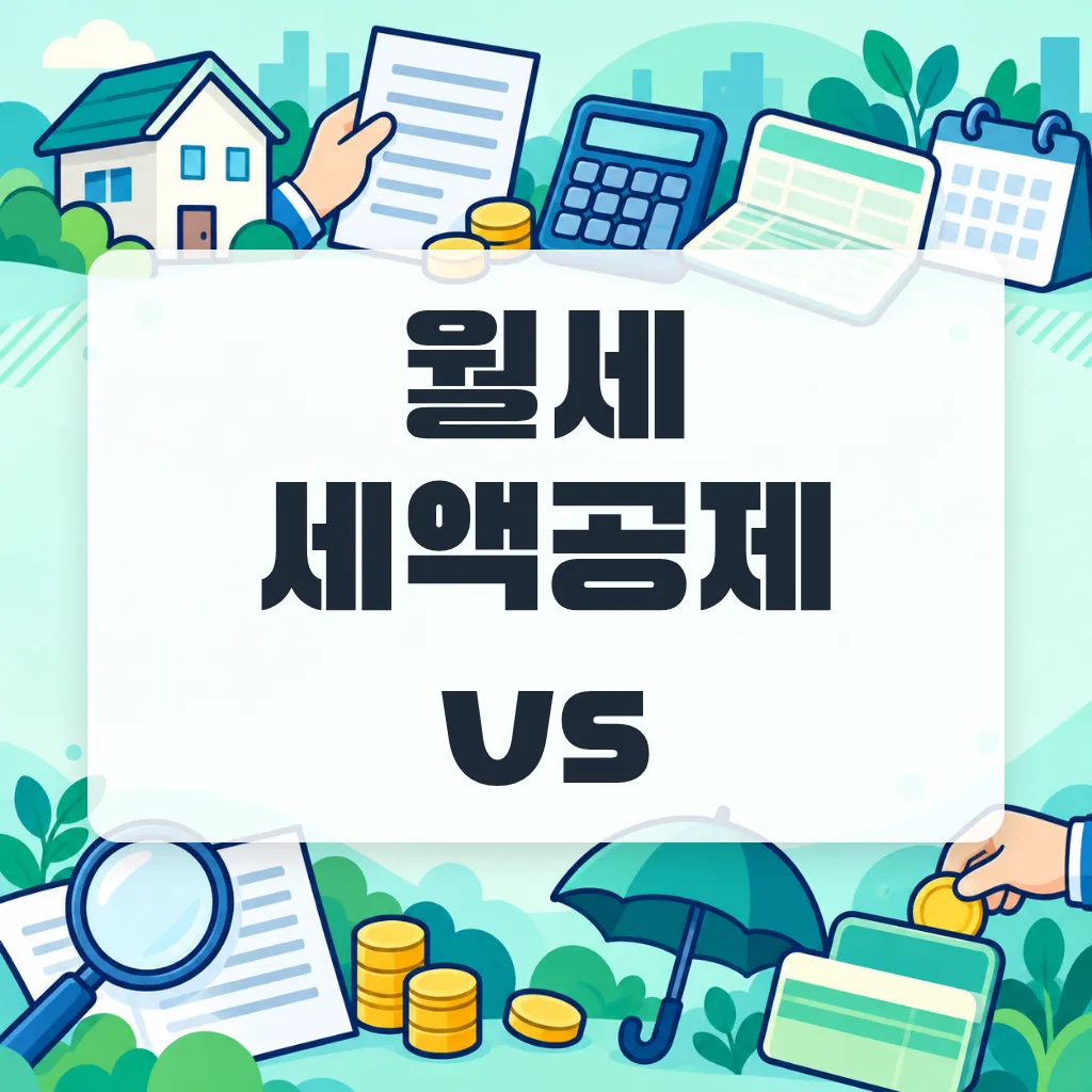 월세 세액공제 vs 현금영수증 공제, 연봉별 더 돌려받는 쪽은