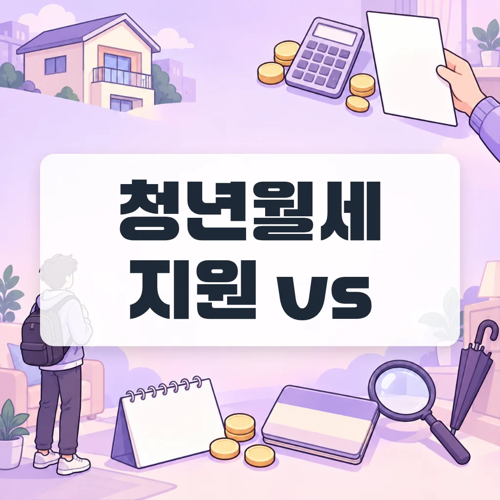 청년월세 주거급여 분리지급, 월세 45만원과 15만원일 때 누가 더 받나