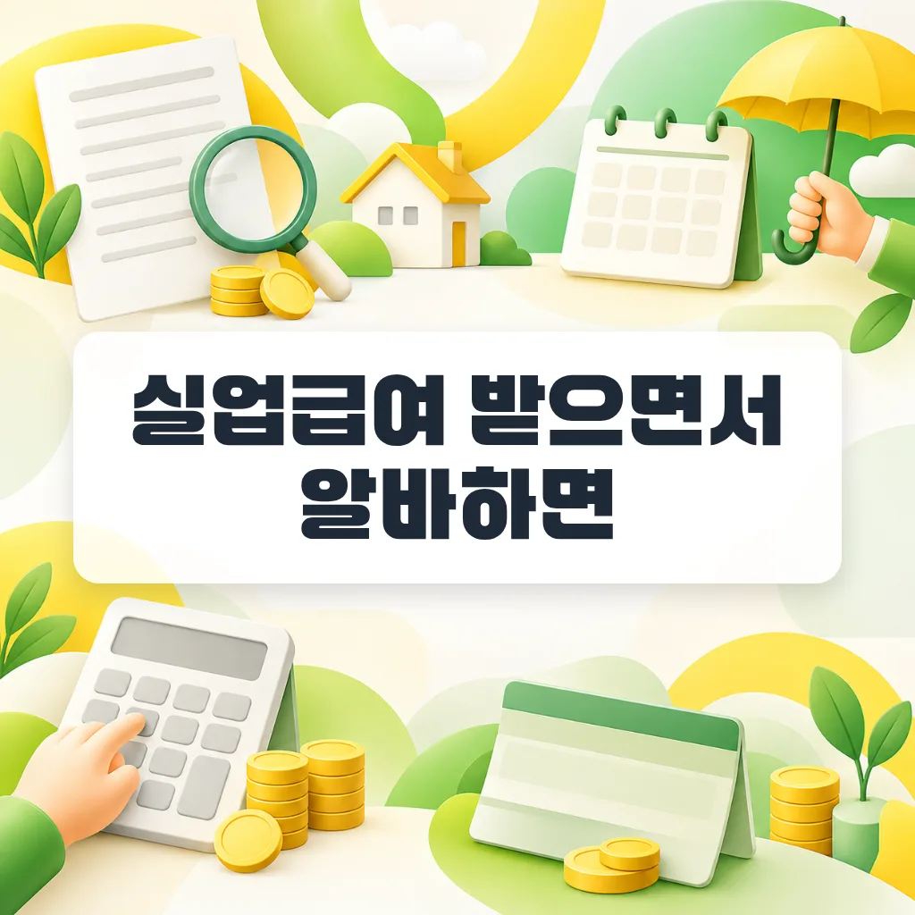 실업급여 알바 감액은 얼마? 하루 3시간·일당 10만원 사례 계산